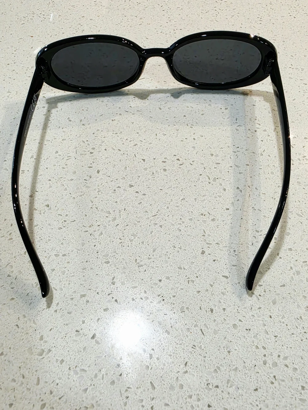Classic Black Oval Sunglasses for Women